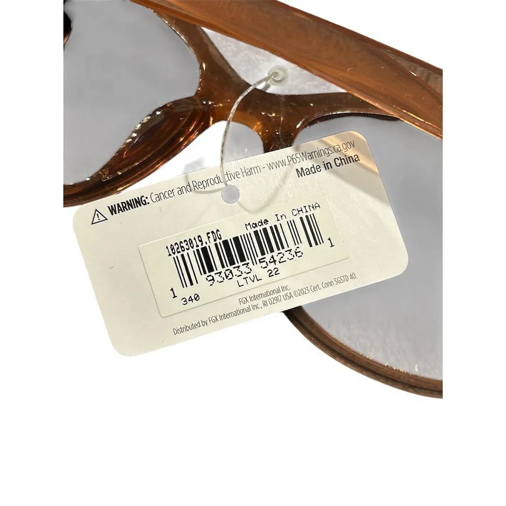 Trend Sunglasses Women's Round Pink Gold Accents UV400